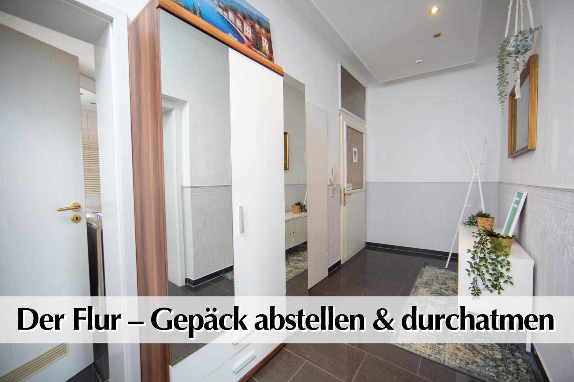 80M2 3R Wohnung Mit Privatem Parkplatz, Kingsize Betten, Smart-Tv, Etc Erfurt Exterior foto