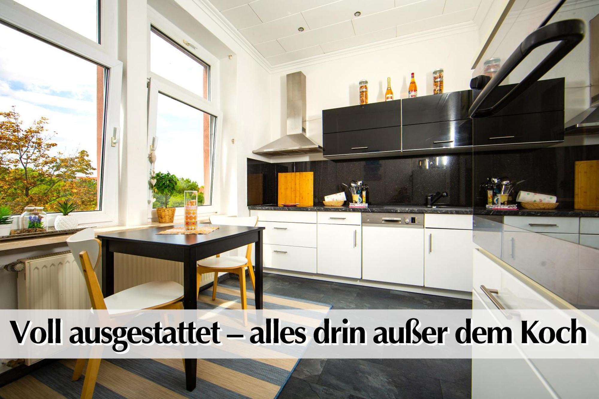 80M2 3R Wohnung Mit Privatem Parkplatz, Kingsize Betten, Smart-Tv, Etc Erfurt Exterior foto