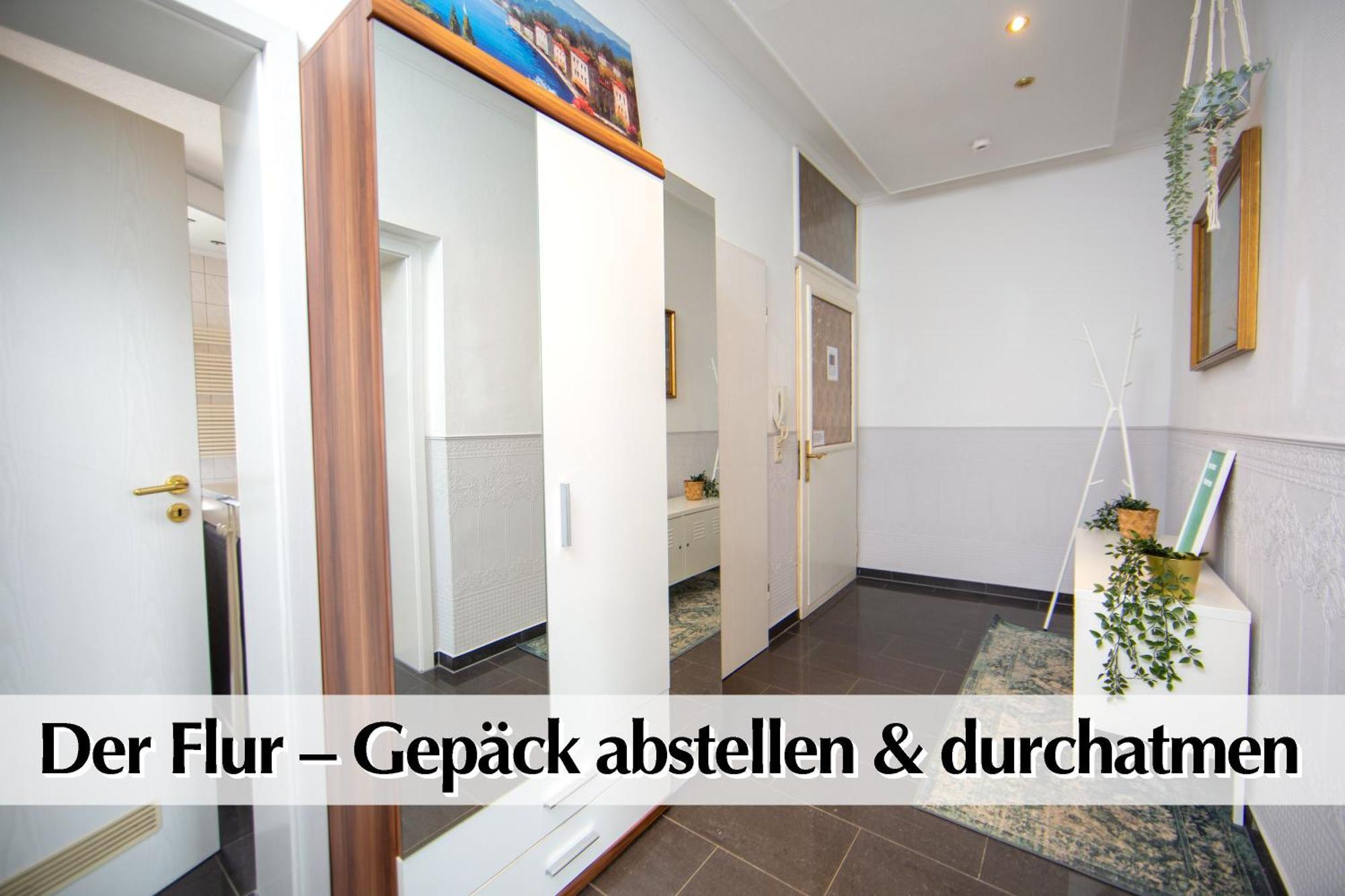 80M2 3R Wohnung Mit Privatem Parkplatz, Kingsize Betten, Smart-Tv, Etc Erfurt Exterior foto